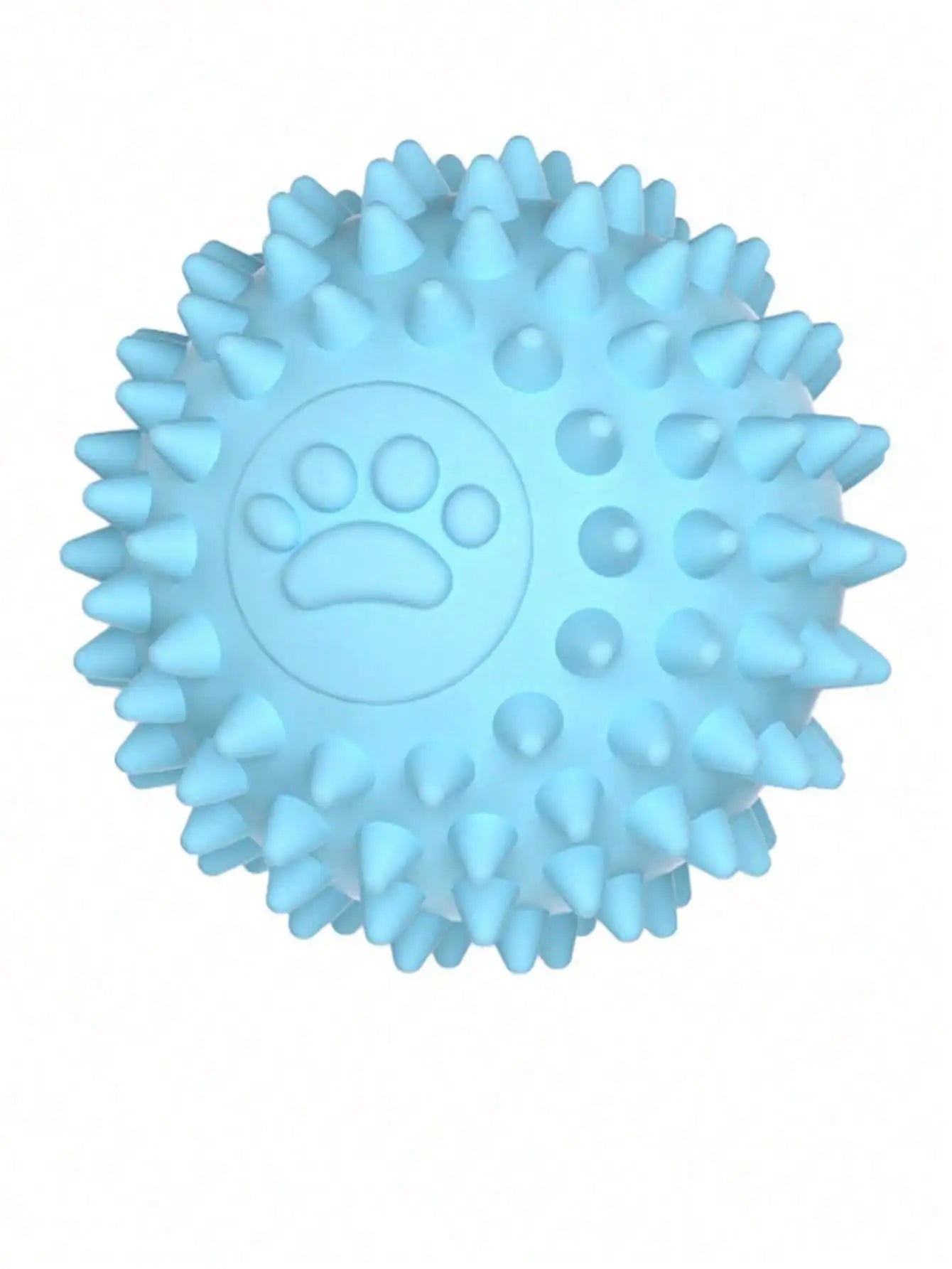 Dog Chewing Toy Interactive Rubber Ball for Small Large Dog Cat Pet Tooth Cleaning Indestructible Footprint Ball Pet Accessories